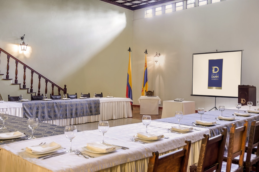 Los eventos celebrados en los salones del Hotel Dann Monasterio Popayán son sinónimo de calidad, elegancia y atención personalizada.